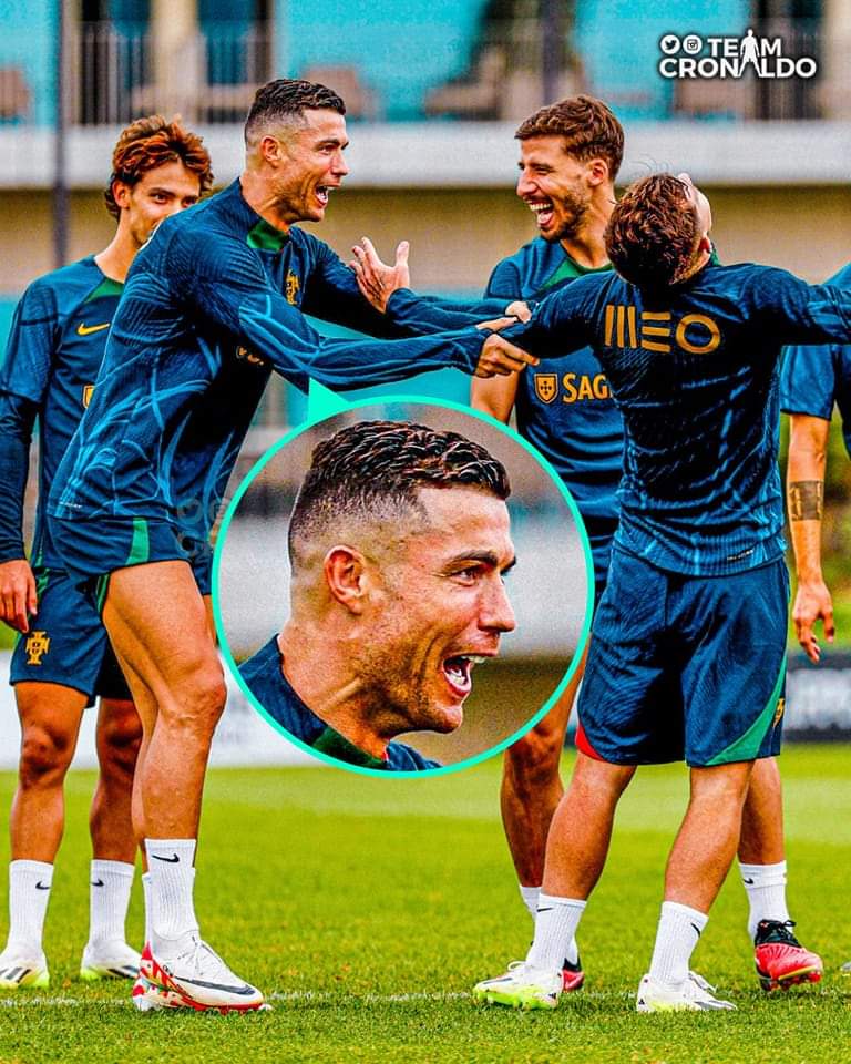 Cristiano Ronaldo has been some really fun these days. When he smiles, everyone smiles
