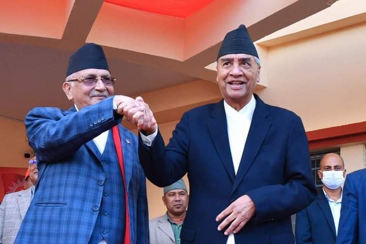 Watch the recent party unity between Congress and CPN-UML with video.