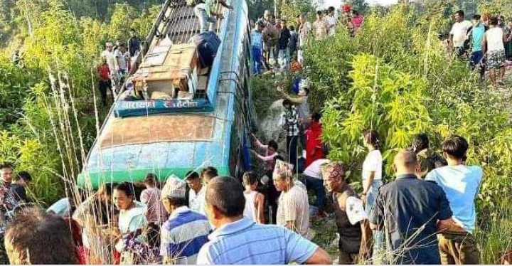 36 injured in bus accident  Dashain is over. Watch Dasha with video